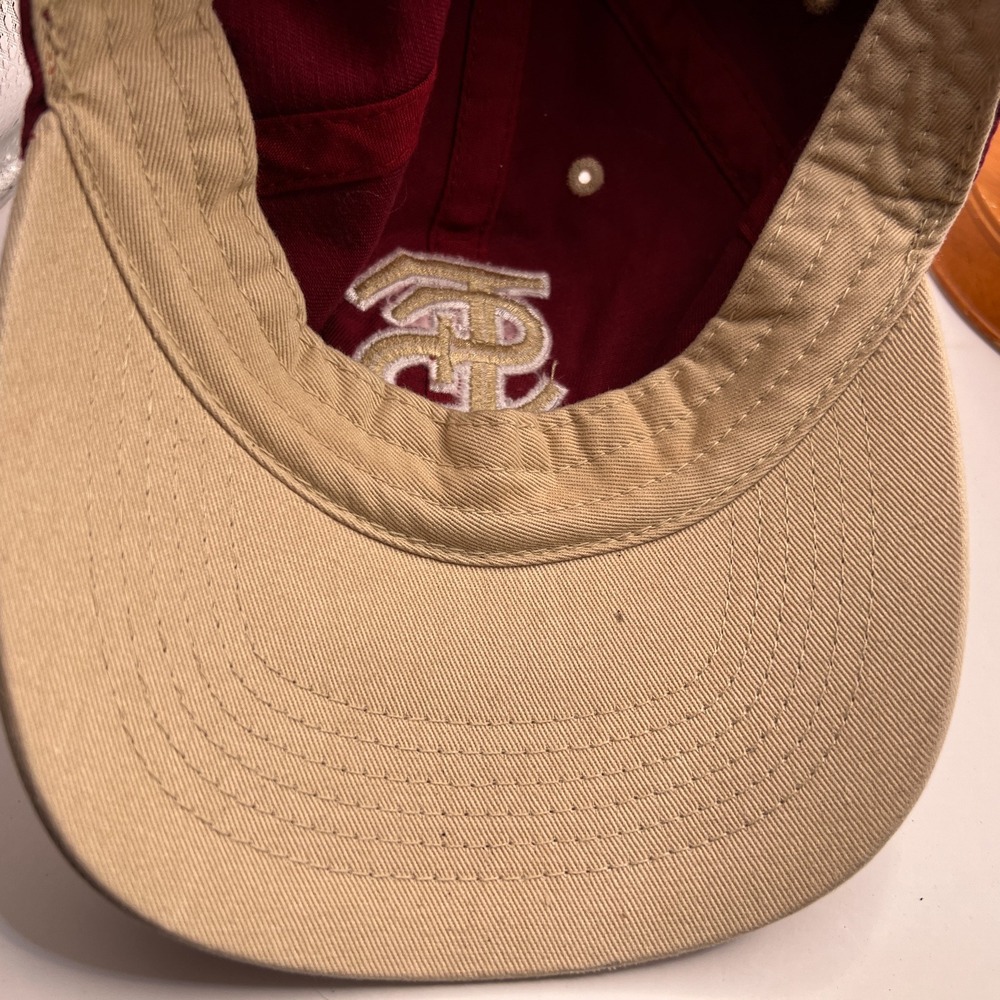 Top of the World Florida State Seminoles FSU Maroon Rhinestone Hat Adjustable - Picture 7 of 10